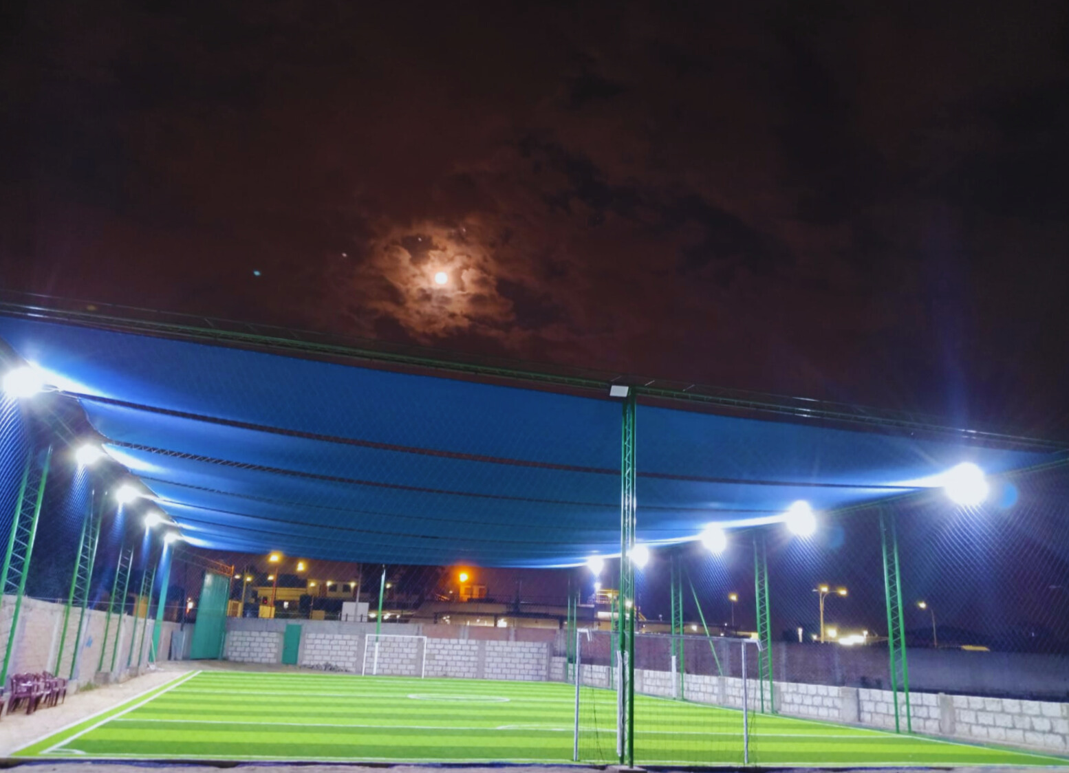 Zona de eventos en el club